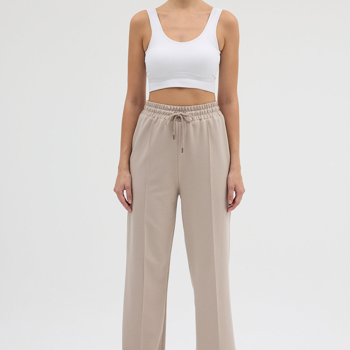 Kadın Çımalı Bol Paça Cepli Eşofman Altı