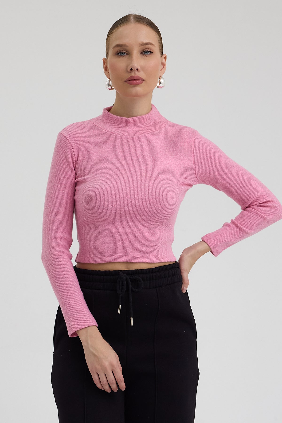 Kadın Uzun Kollu Balıkçı Yaka Body