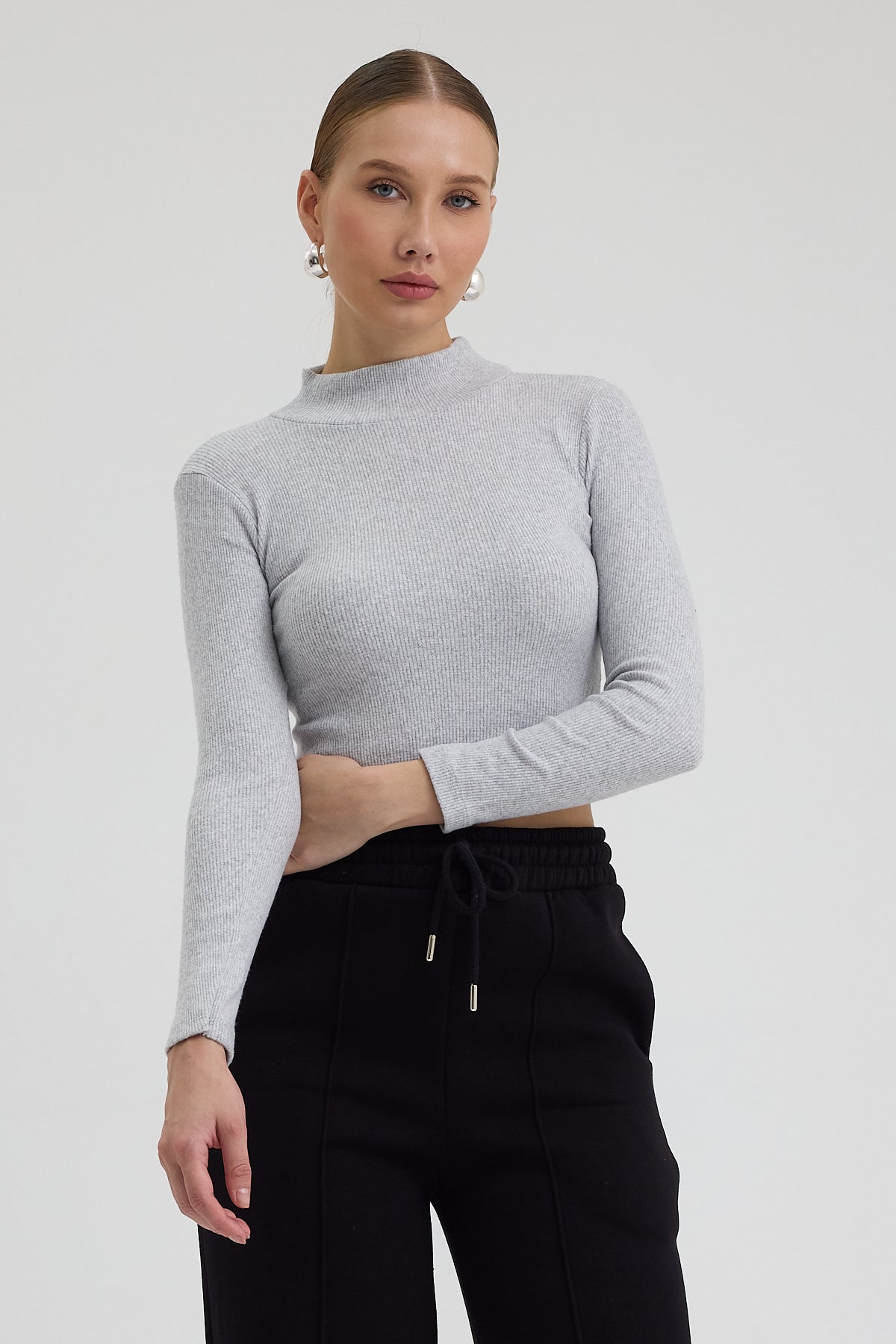 Kadın Uzun Kollu Balıkçı Yaka Body